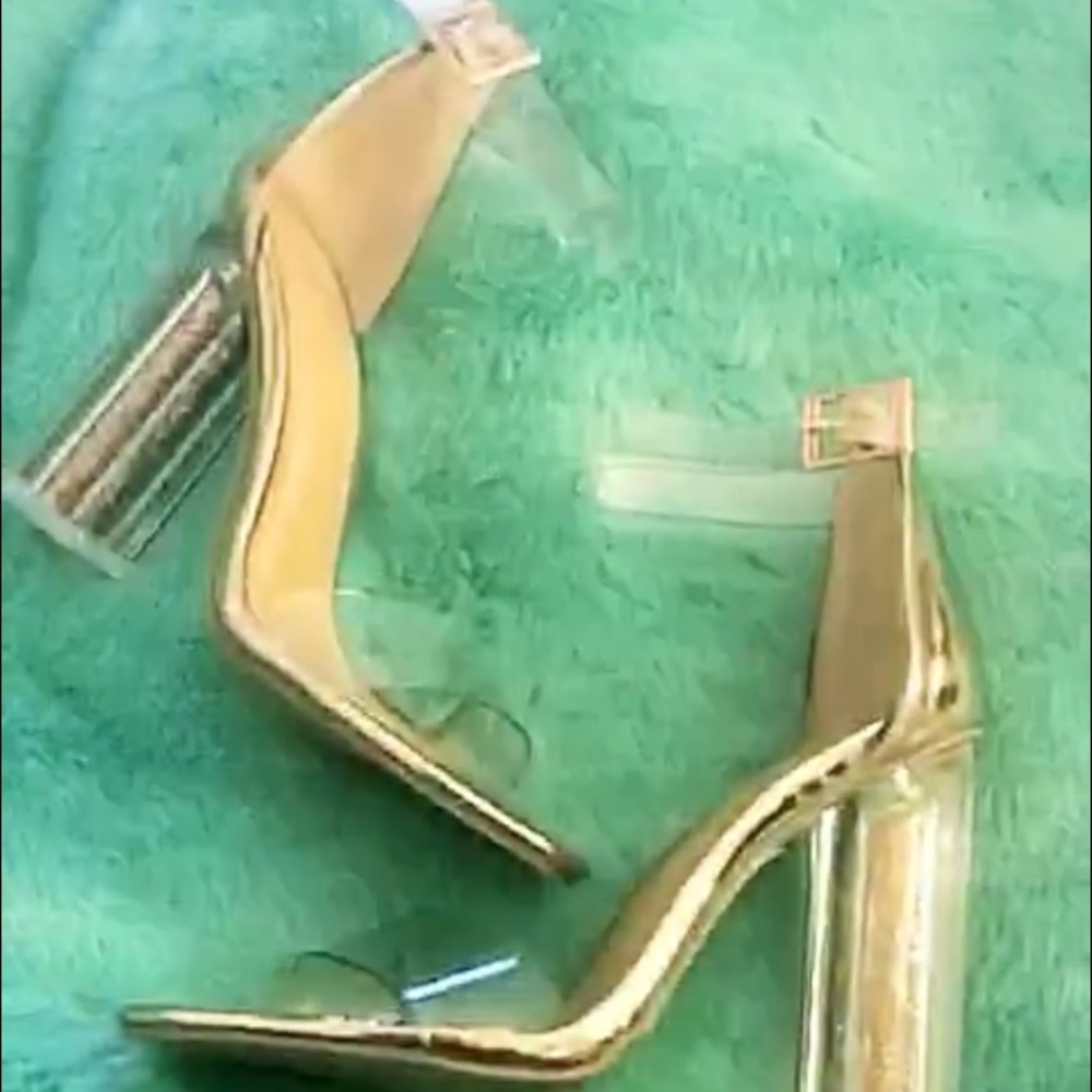 Rose gold heel